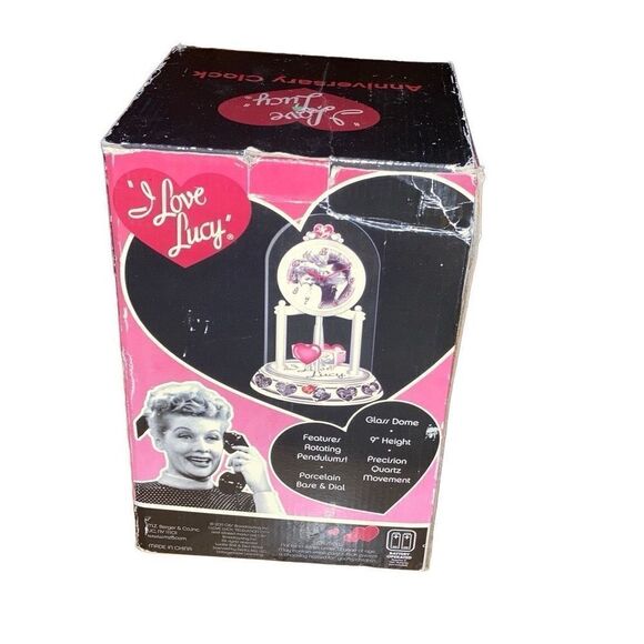 NWT New in Box I Love Lucy Anniversary Vtg Collectible Decorative Standing Clock - Picture 3 of 6